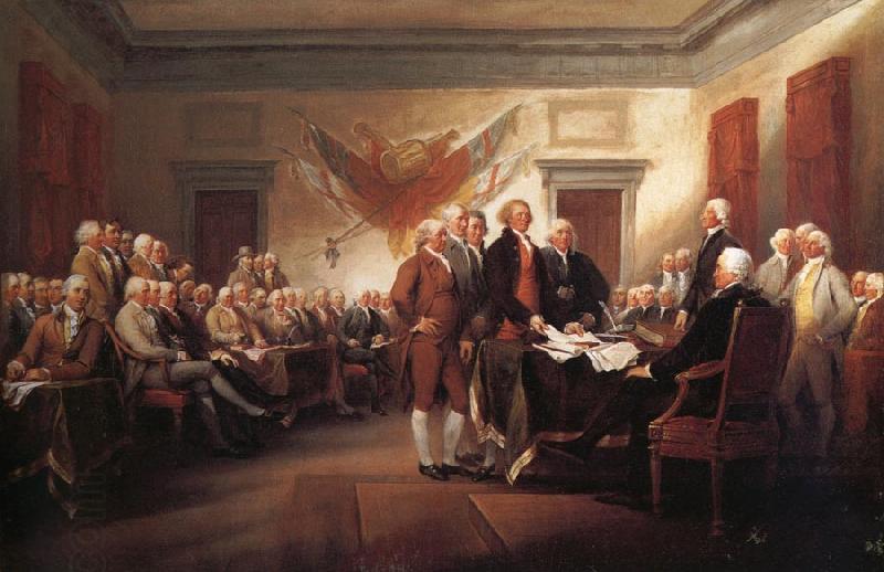 John Trumbull The Declaration of Independence 4 july 1776 China oil painting art